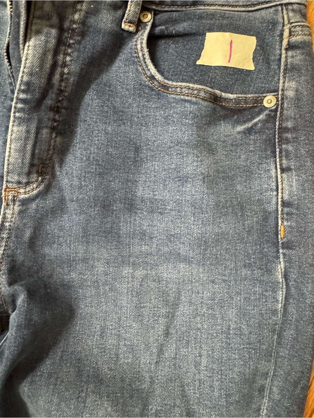LOFT High-Rise Women's Denim Jeans in Mid Blue